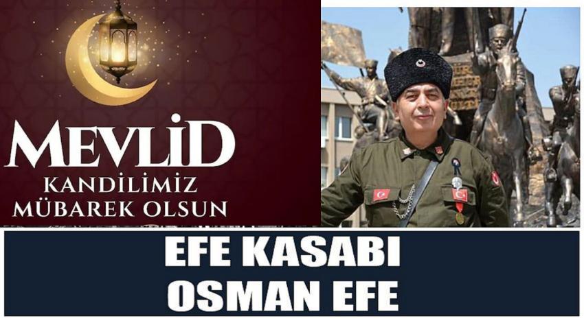 Efe Kasabı Firma Sahibi Osman Efe’nin Mevlid Kandili Kutlaması