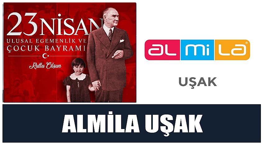 Almila Mobilya Uşak Şubesi Umut Büyüksarı’nın 23 Nisan Ulusal Egemenlik ve Çocuk Bayramı Kutlaması