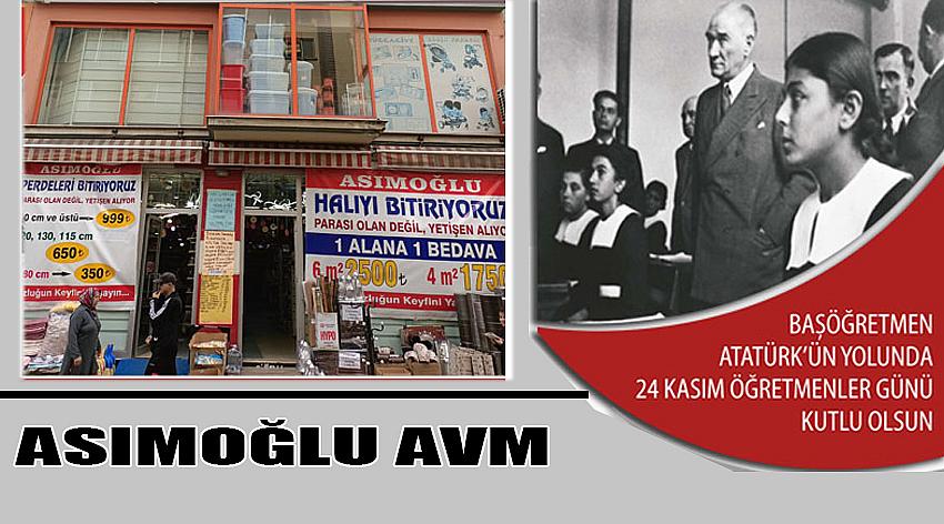 Asımoğlu Alışveriş Merkezi'nin 24 Kasım Öğretmenler Günü Kutlama Mesajı