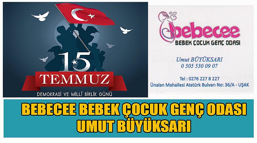 Bebecee Bebek Çocuk Genç Odası Umut Büyüksarı’nın 15 Temmuz Demokrasi ve Millî Birlik Günü Kutlaması