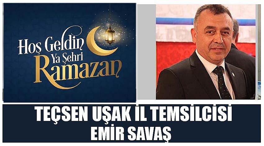 TEÇSEN Uşak İl Temsilcisi Emir Savaş'ın Ramazan Ayı Kutlaması