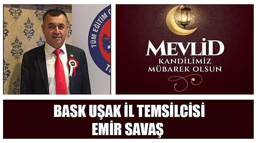 BASK Uşak İl Temsilcisi Emir Savaş'ın Mevlid Kandili Kutlaması