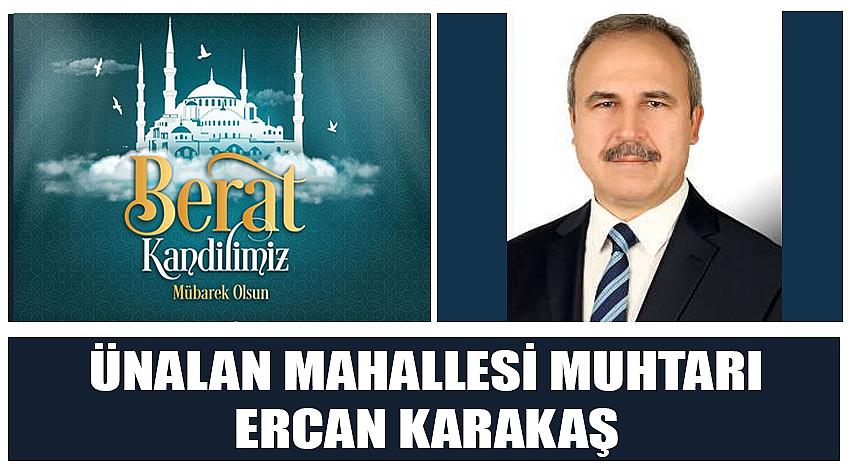 Ünalan Mahallesi Muhtarı Ercan Karakaş'ın Berat Kandili  Kutlaması