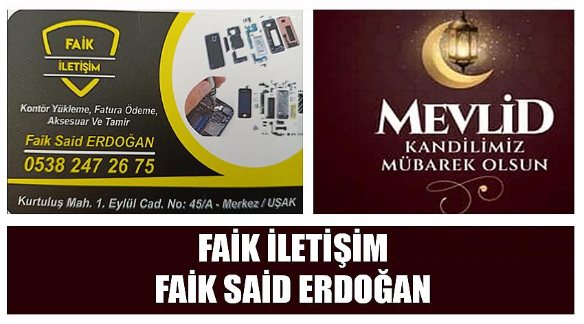 Faik İletişim Firma Sahibi Faik Said Erdoğan'ın Mevlid Kandili Kutlaması