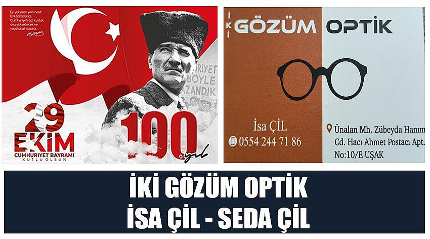 İki Gözüm Optik Firma Sahibi İsa Çil – Seda Çil’in 29 Ekim Cumhuriyet Bayramı Kutlaması