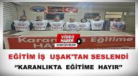 Eğitim İş Uşak’tan Seslendi: Karanlıkta Eğitime Hayır!