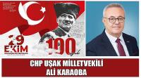 CHP Uşak Milletvekili Ali Karaoba’nın 29 Ekim Cumhuriyet Bayramı Kutlaması