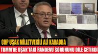 CHP Uşak Milletvekili Ali Karaoba TBMM’de Uşak’taki Randevu Sorununu Dile Getirdi