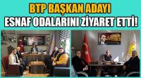 BTP Uşak Belediye Başkan Adayı Orhan Uğur Esnaf Odalarını Ziyaretleriyle Çalışmalarına Devam Etti!