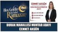 Durak Mahallesi Muhtar Adayı Cennet Akgün'ün Ramazan Ayı Kutlaması