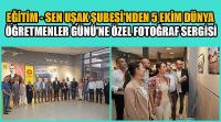 Eğitim - Sen Uşak Şubesi'nden 5 Ekim Dünya Öğretmenler Günü'ne Özel Fotoğraf Sergisi