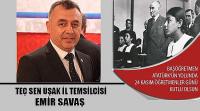 TEÇ-SEN Uşak İl Temsilcisi Emir Savaş'ın 24 Kasım Öğretmenler Günü Kutlama Mesajı