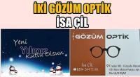 İki Gözüm Optik Firma Sahibi İsa Çil – Seda Çil’in Yeni Yıl Kutlama Mesajı