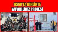 Uşak’ta Birlikte Yapabiliriz projesi 