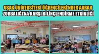 Uşak Üniversitesi Öğrencileri Cumhuriyet İlkokulun’da Akran Zorbalığı’na Karşı Bilinçlendirme Etkinliği Düzenledi