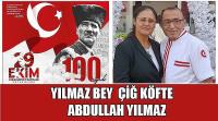 Yılmaz Bey Çiğ Köfte Salonu Sahibi Abdullah Yılmaz'ın 29 Ekim Cumhuriyet Bayramı Kutlaması