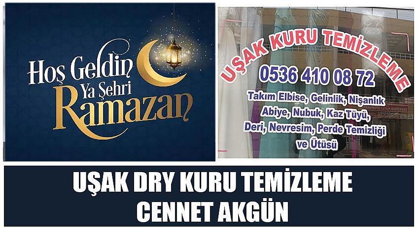 Uşak DRY Clean Kuru Temizleme Firma Sahibi Cennet Akgün’ün Ramazan Ayı Kutlaması