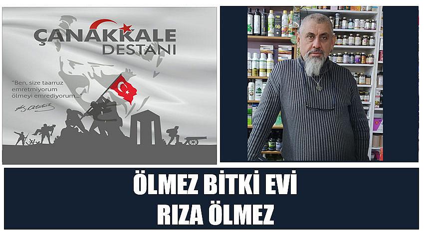 Ölmez Bitki Evi Firma Sahibi Rıza Ölmez’in 18 Mart Çanakkale Zaferi ve Şehitleri Anma Günü Günü Kutlaması