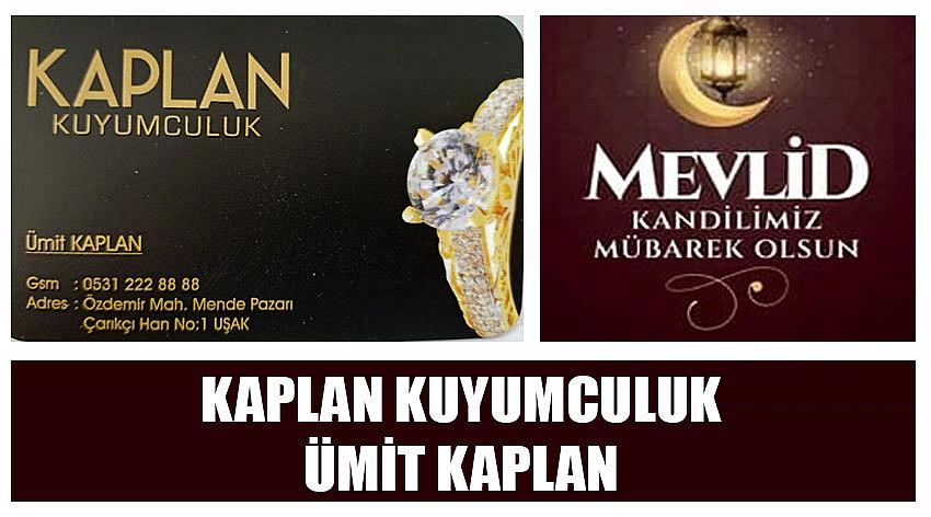 Kaplan Kuyumculuk Firma Sahibi Ümit Kaplan'ın Mevlid Kandili Kutlaması