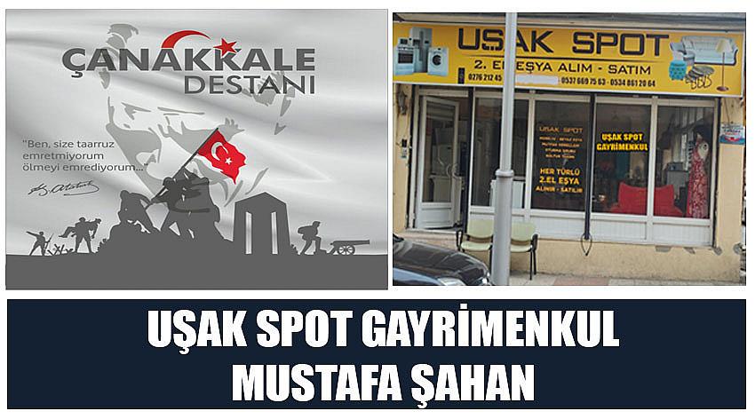 Uşak Spot Firma Sahibi Mustafa Şahan’ın 18 Mart Çanakkale Zaferi ve Şehitleri Anma Günü Kutlaması