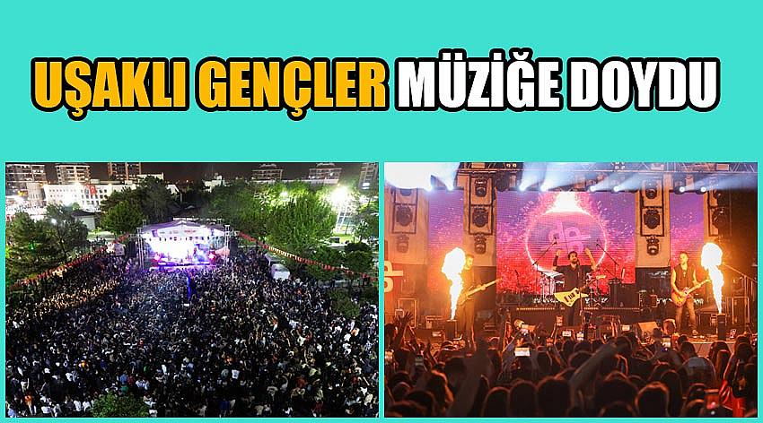 Uşaklı Gençler Müziğe Doydu