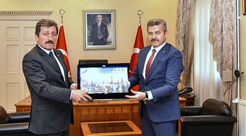 Vali Dr. Turan Ergün, Muğla Valisi Orhan Tavlı’yı ziyaret etti