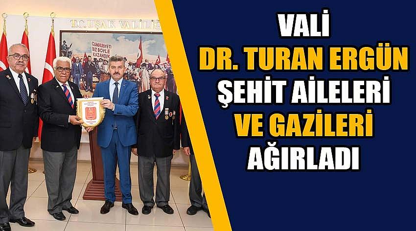 Vali Dr. Turan Ergün Şehit Aileleri Ve Gazileri Ağırladı