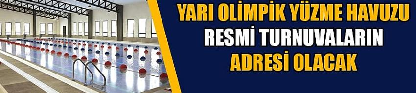 Yarı Olimpik Yüzme Havuzunun Çalışmaları Sürüyor