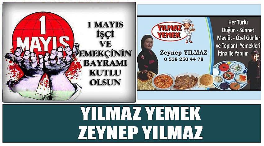 Yılmaz Yemek Firma Sahibi Zeynep Yılmaz’ın 1 Mayıs Emek ve Dayanışma Günü Kutlaması